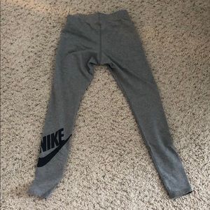 Gray Nike active pants